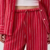 Pantaloni comodi a gamba larga in misto lino
