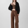Pantaloni comodi a vita bassa GapFit Tech