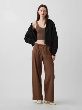 Pantaloni comodi a vita bassa GapFit Tech