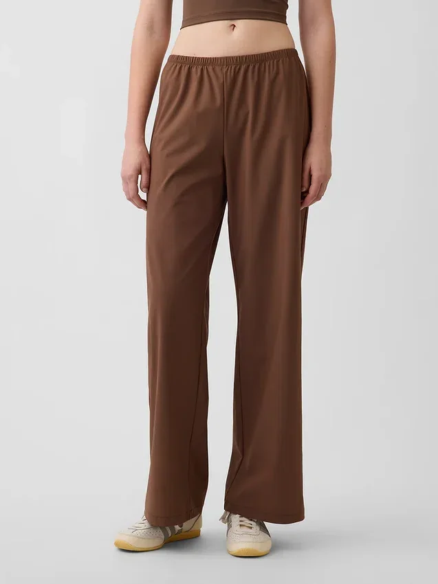 Pantaloni comodi a vita bassa GapFit Tech