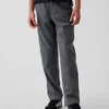 Pantaloni comodi e rilassati in misto lino e cotone per bambini