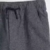 Pantaloni comodi e rilassati in misto lino e cotone per bambini