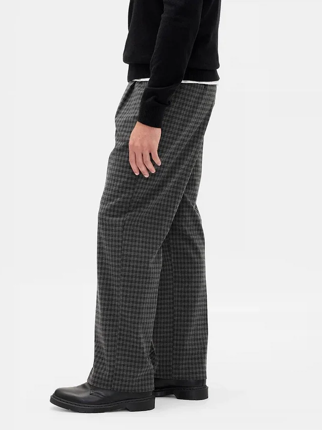 Pantaloni comodi in misto lana 365