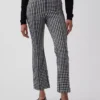 Pantaloni corti a vita alta in maglia doppia