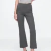 Pantaloni corti a vita alta in maglia doppia