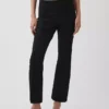 Pantaloni corti a vita alta in maglia doppia