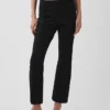Pantaloni corti a vita alta in maglia doppia