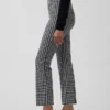 Pantaloni corti a vita alta in maglia doppia