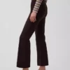 Pantaloni corti a vita alta in maglia doppia