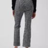Pantaloni corti a vita alta in maglia doppia
