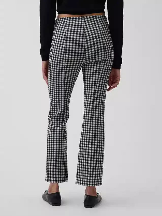 Pantaloni corti a vita alta in maglia doppia