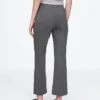 Pantaloni corti a vita alta in maglia doppia