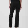 Pantaloni corti a vita alta in maglia doppia