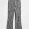 Pantaloni corti a vita alta in maglia doppia