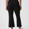Pantaloni corti a vita alta in maglia doppia