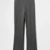 Pantaloni corti a vita alta in maglia doppia