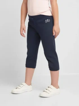 Pantaloni corti da felpa con logo decorato