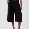 Pantaloni culotte a vita bassa