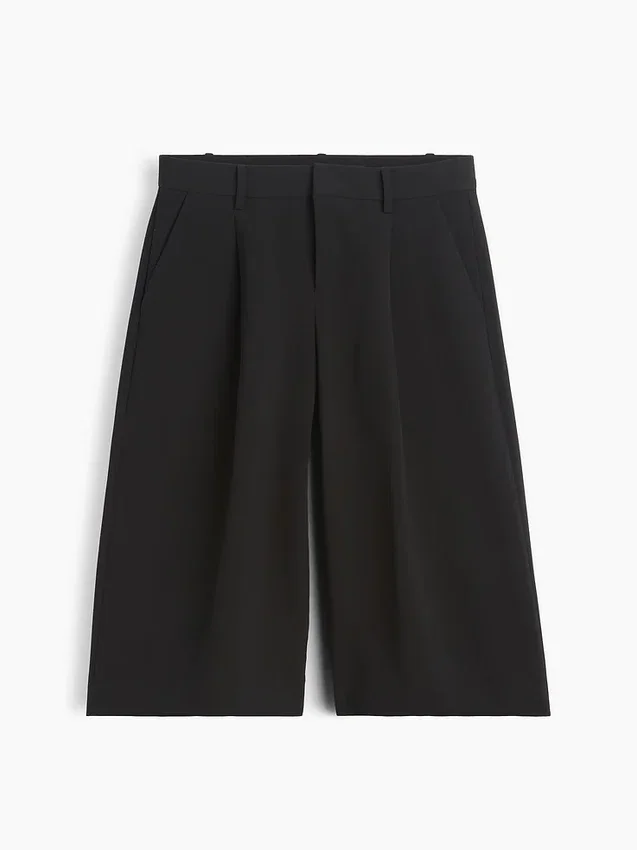 Pantaloni culotte a vita bassa