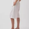 Pantaloni culotte comodi e dalla vestibilità morbida in misto lino