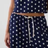 Pantaloni culotte comodi e dalla vestibilità morbida in misto lino