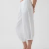 Pantaloni culotte in garza di cotone