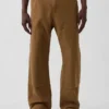 Pantaloni da carpentiere in tela ampia anni ’90 con rinforzi sulle ginocchia