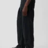 Pantaloni da carpentiere in tela ampia anni ’90 con rinforzi sulle ginocchia