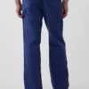 Pantaloni da carpentiere in tela ampia anni ’90 con rinforzi sulle ginocchia