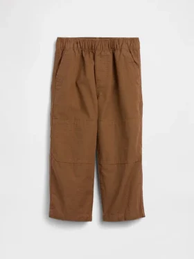 Pantaloni da carpentiere larghi con doppio rinforzo sulle ginocchia, da infilare, per bambini piccoli