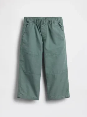 Pantaloni da carpentiere larghi con doppio rinforzo sulle ginocchia, da infilare, per bambini piccoli