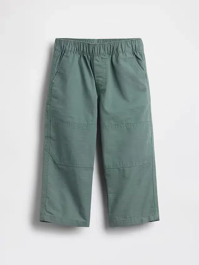 Pantaloni da carpentiere larghi con doppio rinforzo sulle ginocchia, da infilare, per bambini piccoli