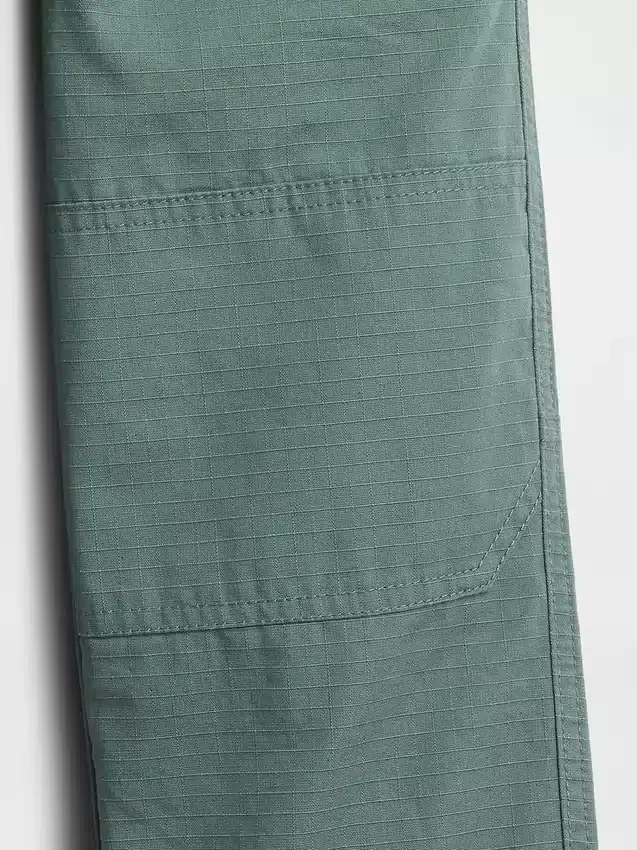 Pantaloni da carpentiere larghi con doppio rinforzo sulle ginocchia, da infilare, per bambini piccoli