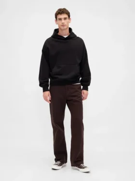 Pantaloni da carpentiere larghi in tela stile anni '90