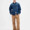 Pantaloni da carpentiere larghi in tela stile anni '90