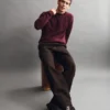 Pantaloni da carpentiere larghi in tela stile anni '90