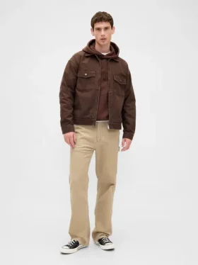 Pantaloni da carpentiere larghi in velluto a coste stile anni '90