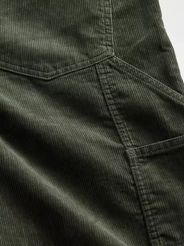 Pantaloni da carpentiere larghi in velluto a coste stile anni '90