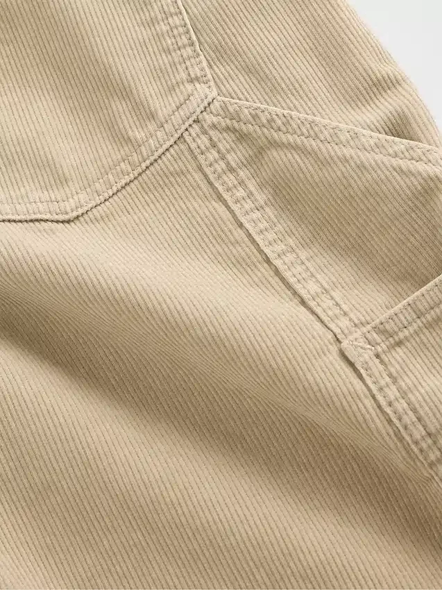 Pantaloni da carpentiere larghi in velluto a coste stile anni '90