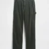 Pantaloni da carpentiere larghi in velluto a coste stile anni '90