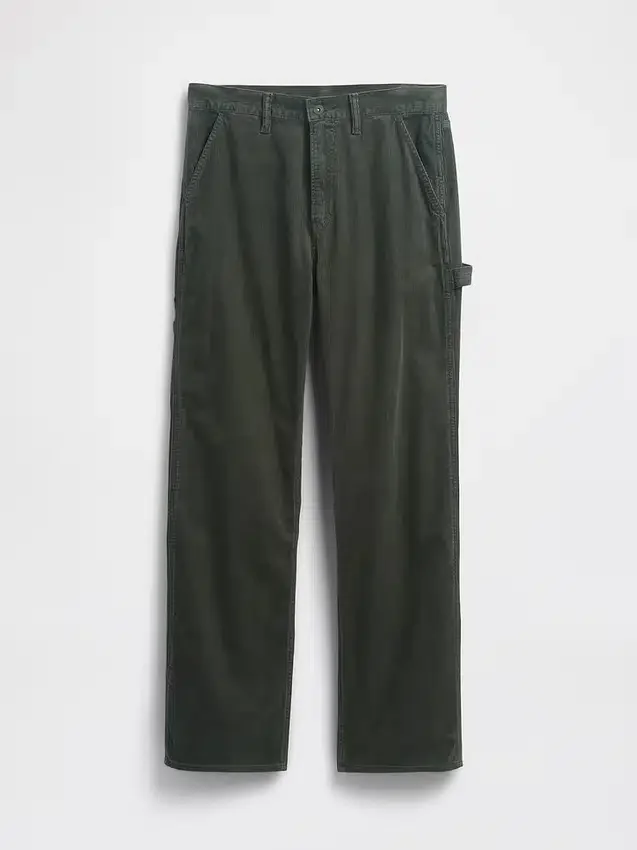 Pantaloni da carpentiere larghi in velluto a coste stile anni '90