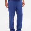 Pantaloni da ginnastica da adulto in tessuto pesante con logo, vestibilità comoda