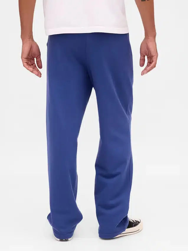 Pantaloni da ginnastica da adulto in tessuto pesante con logo, vestibilità comoda