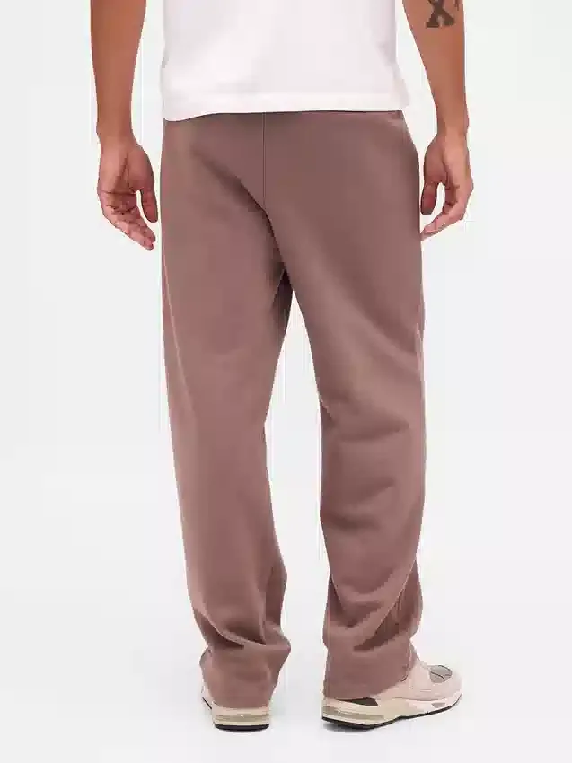 Pantaloni da ginnastica da adulto in tessuto pesante con logo, vestibilità comoda