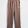 Pantaloni da ginnastica da adulto in tessuto pesante con logo, vestibilità comoda