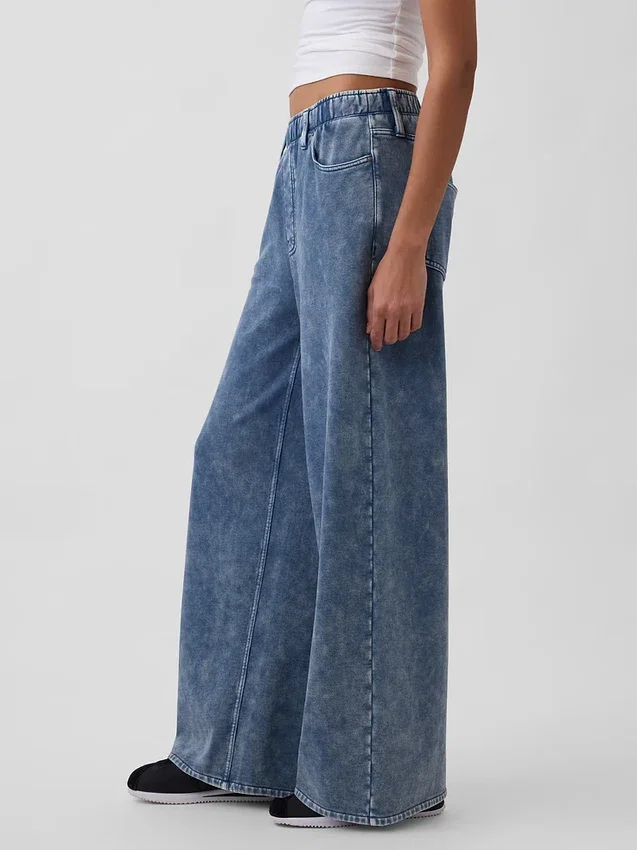 Pantaloni da ginnastica larghi e comodi in stile Jeans