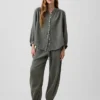 Pantaloni da jogging comodi in garza di cotone
