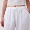Pantaloni da jogging comodi in garza di cotone