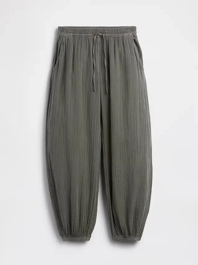 Pantaloni da jogging comodi in garza di cotone