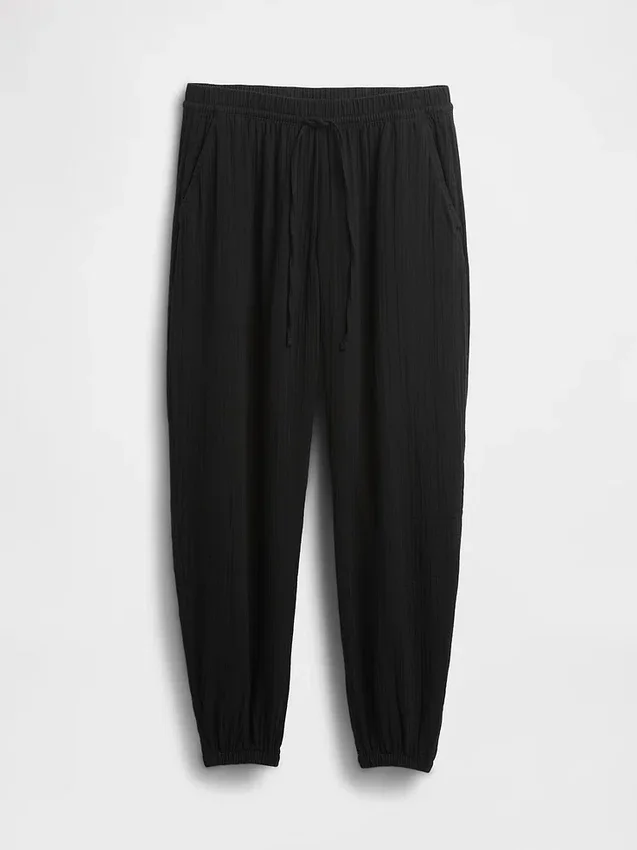 Pantaloni da jogging comodi in garza di cotone